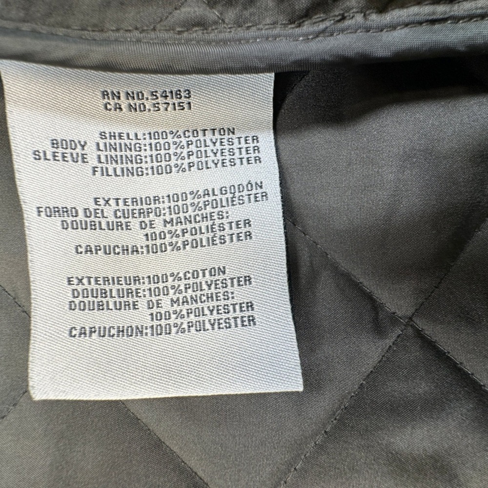 Levi's Cotton Diamond Quilted‎ Shirt Jacket Mens XL Green Camouflage Zip Shacket - Picture 12 of 13